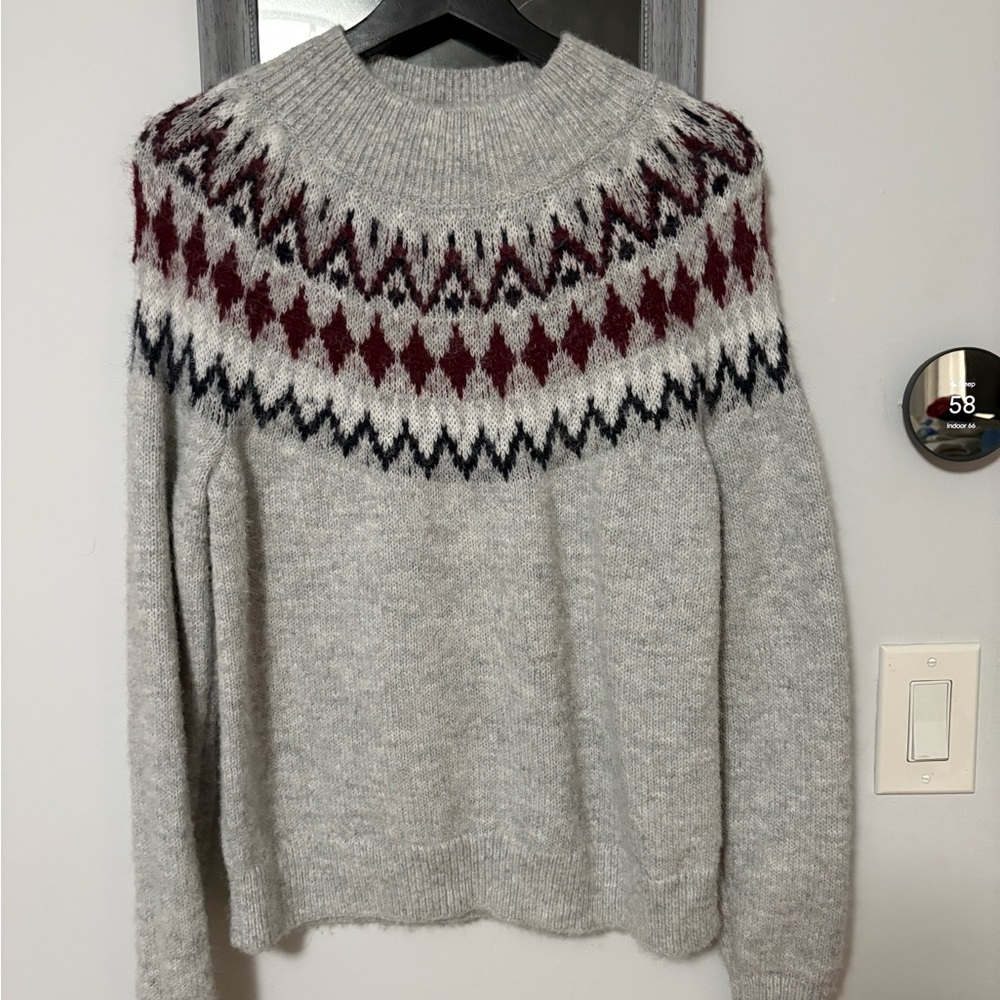 Banana Republic Factory Gray Knit Sweater